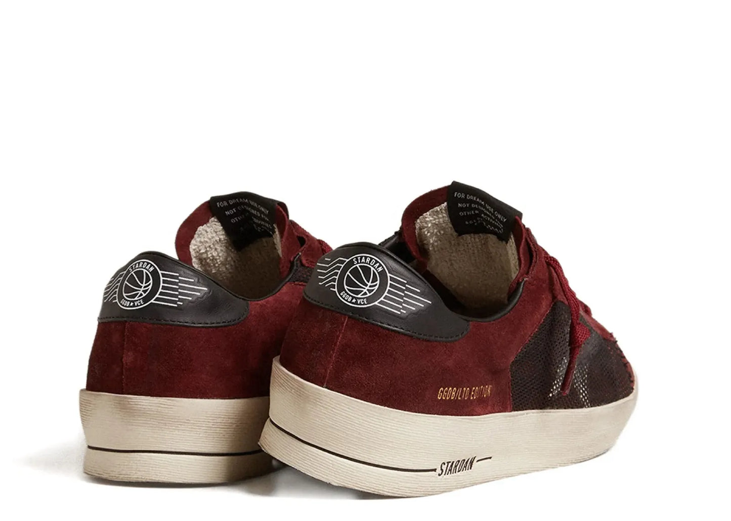 Stardan Bordeaux Black Suede Mesh
