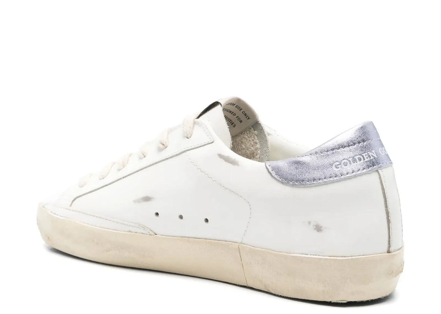 Super-Star White Leather Padded Ankle (W)