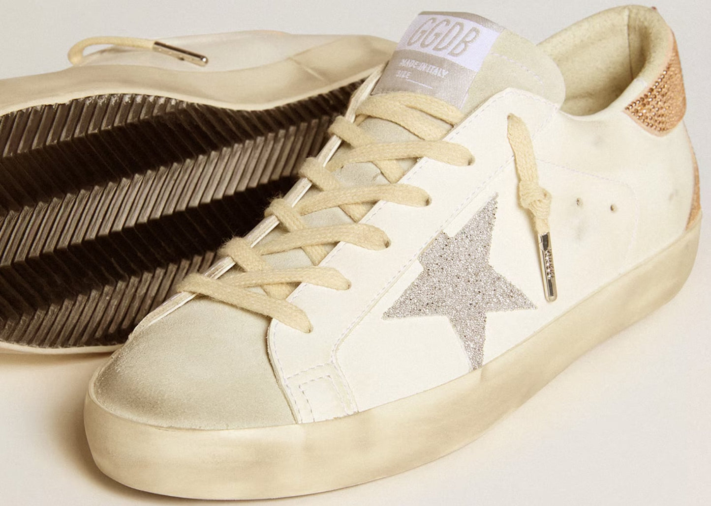 Super-Star White Silver Swarovski Crystal Star (W)