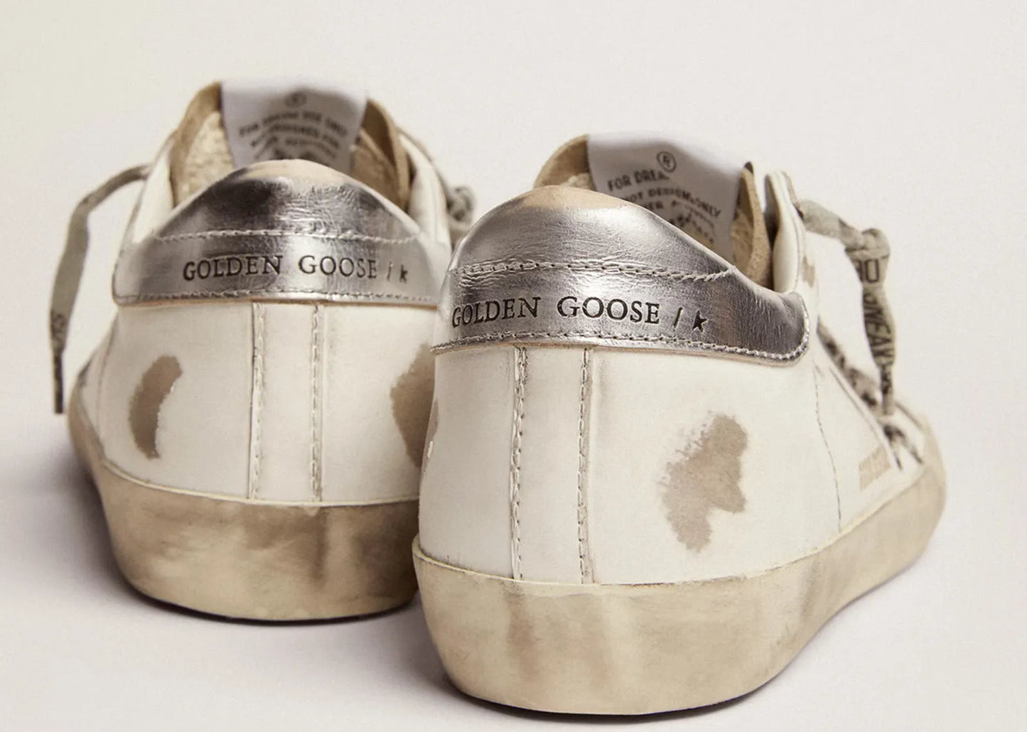 Super-Star White Zebra Pony Star Silver Heel (W)