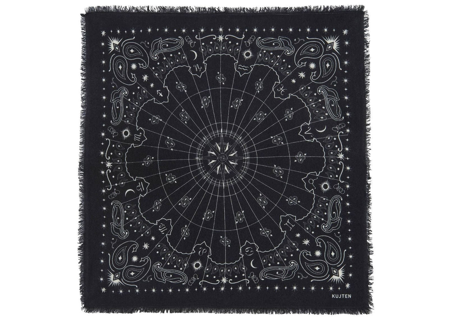 Large Bandana Hachiko Astro Black