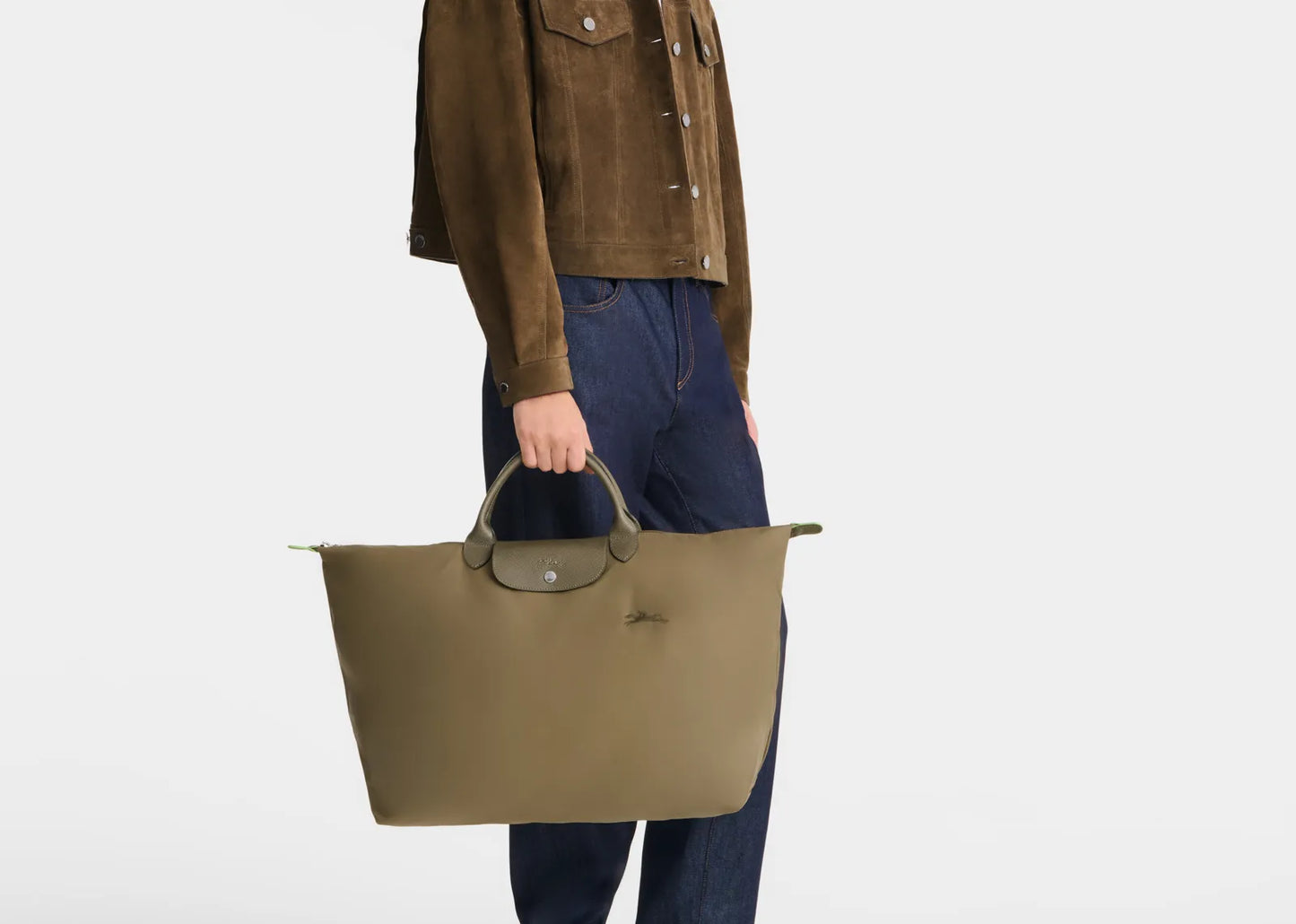 Le Pliage Green L Travel Bag Artichoke