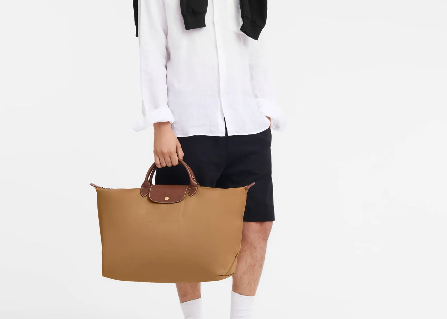 Le Pliage Original L Travel Bag Fawn