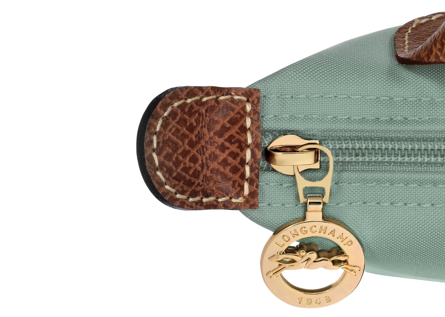 Le Pliage Original Pouch with handle Celadon