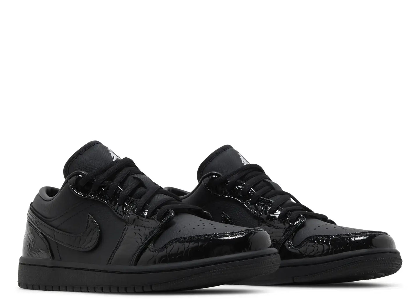 Air Jordan 1 Low SE Patent Elephant Black (W)