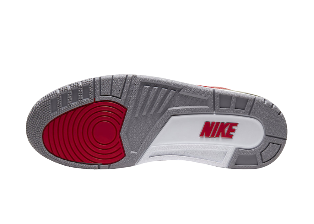 Air Jordan 3 Retro Fire Red Cement (Nike Chi)