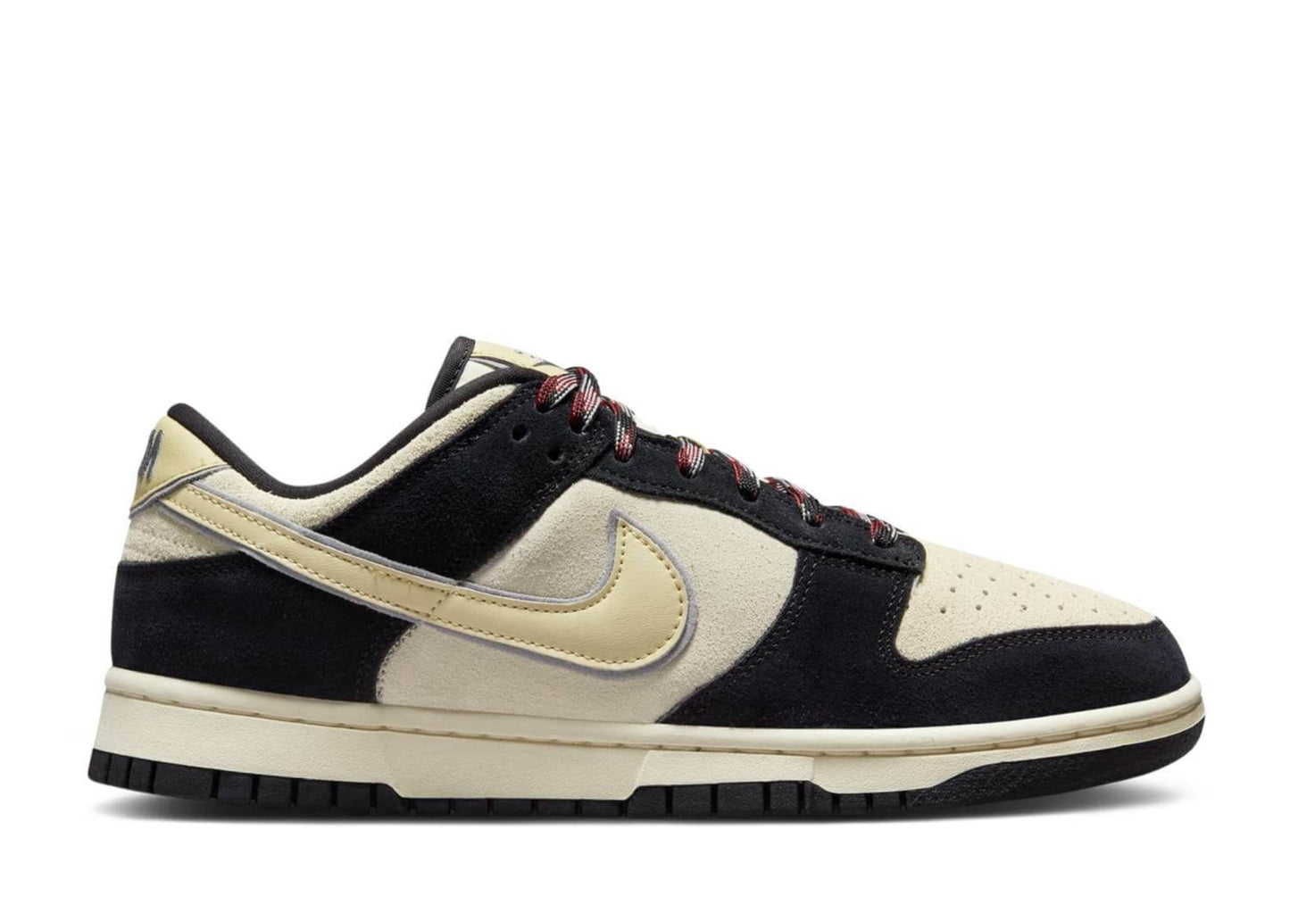 Dunk Low LX Black Suede Team Gold (W)