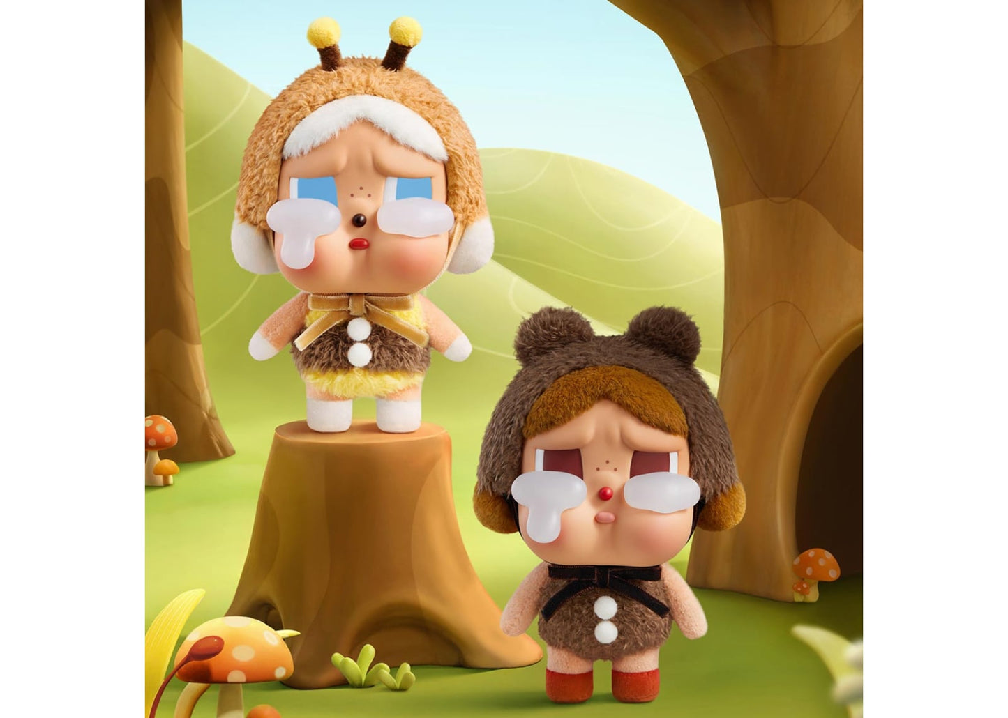 CryBaby Crying Again Series Ill Bring You A Flower Vinyl Face Plush