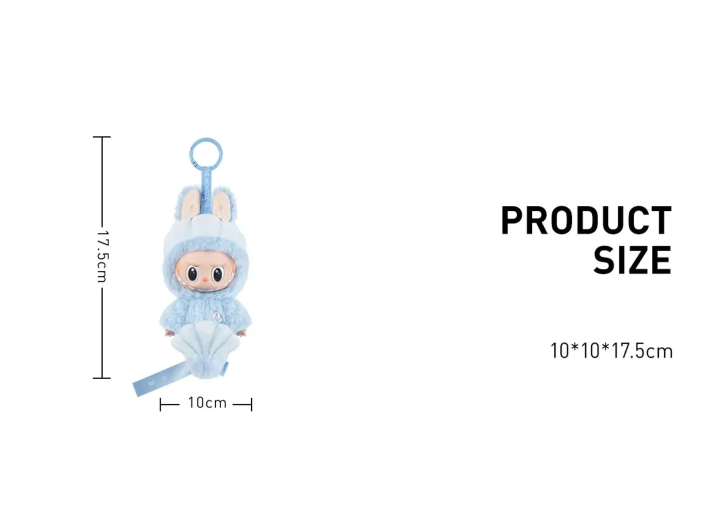 Labubu Hide and Seek In Singapore Series Vinyl Plush Pendant