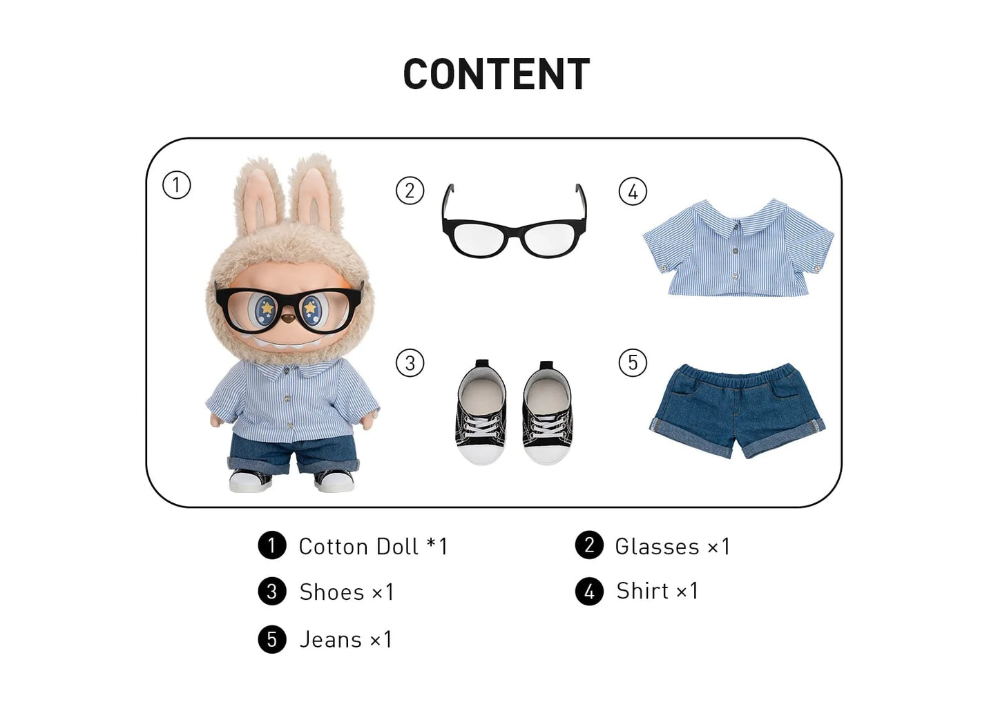 Labubu The Monsters Flip With Me Vinyl Plush Doll