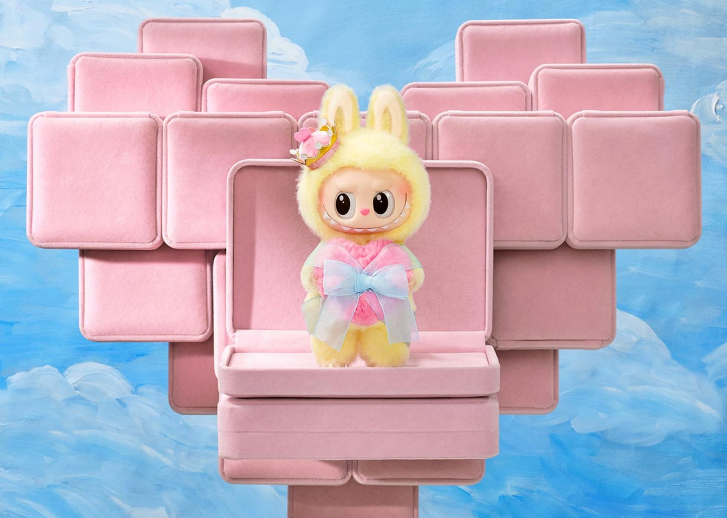 Labubu The Monsters Lets Checkmate Series Vinyl Plush Hanging Card