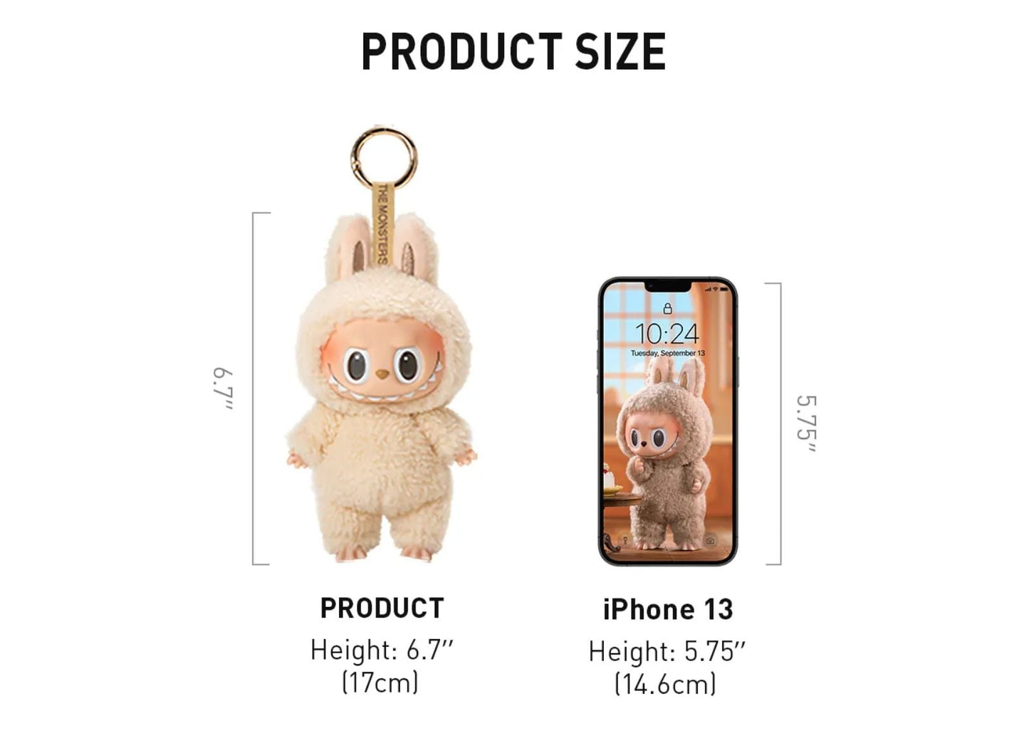 Labubu The Monsters Tasty Macarons Toffee Vinyl Plush Pendant