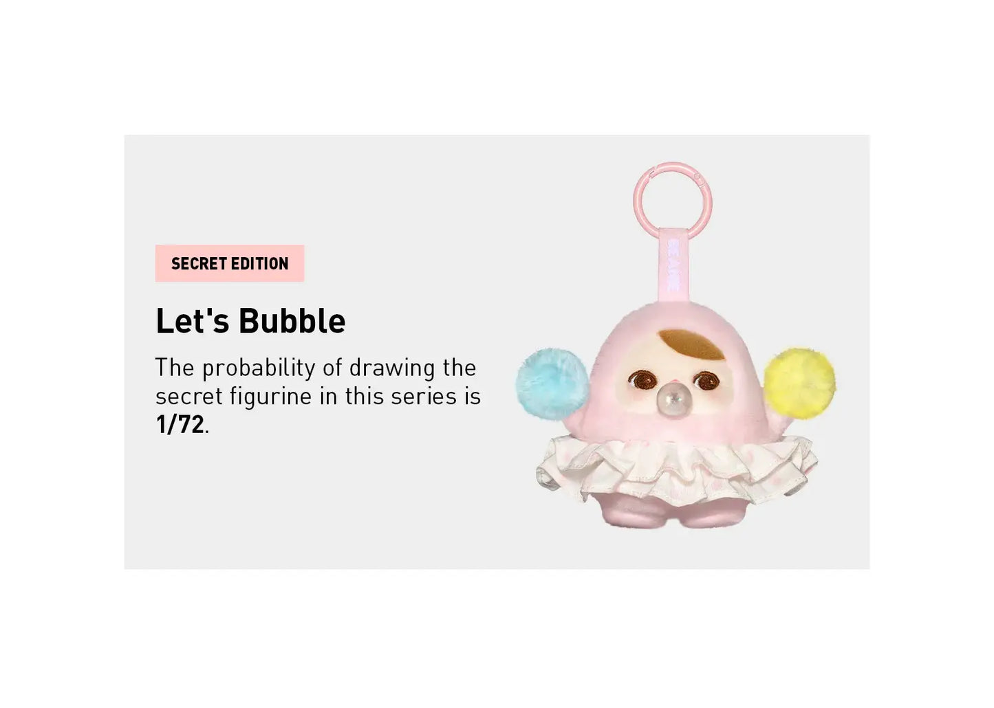Pucky Beanie Bubble Up Series Single Blind Box