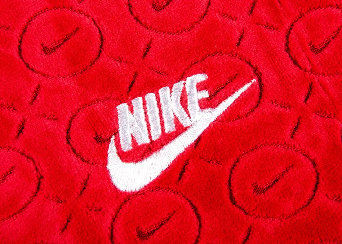 Nike Velour Track Jacket Red