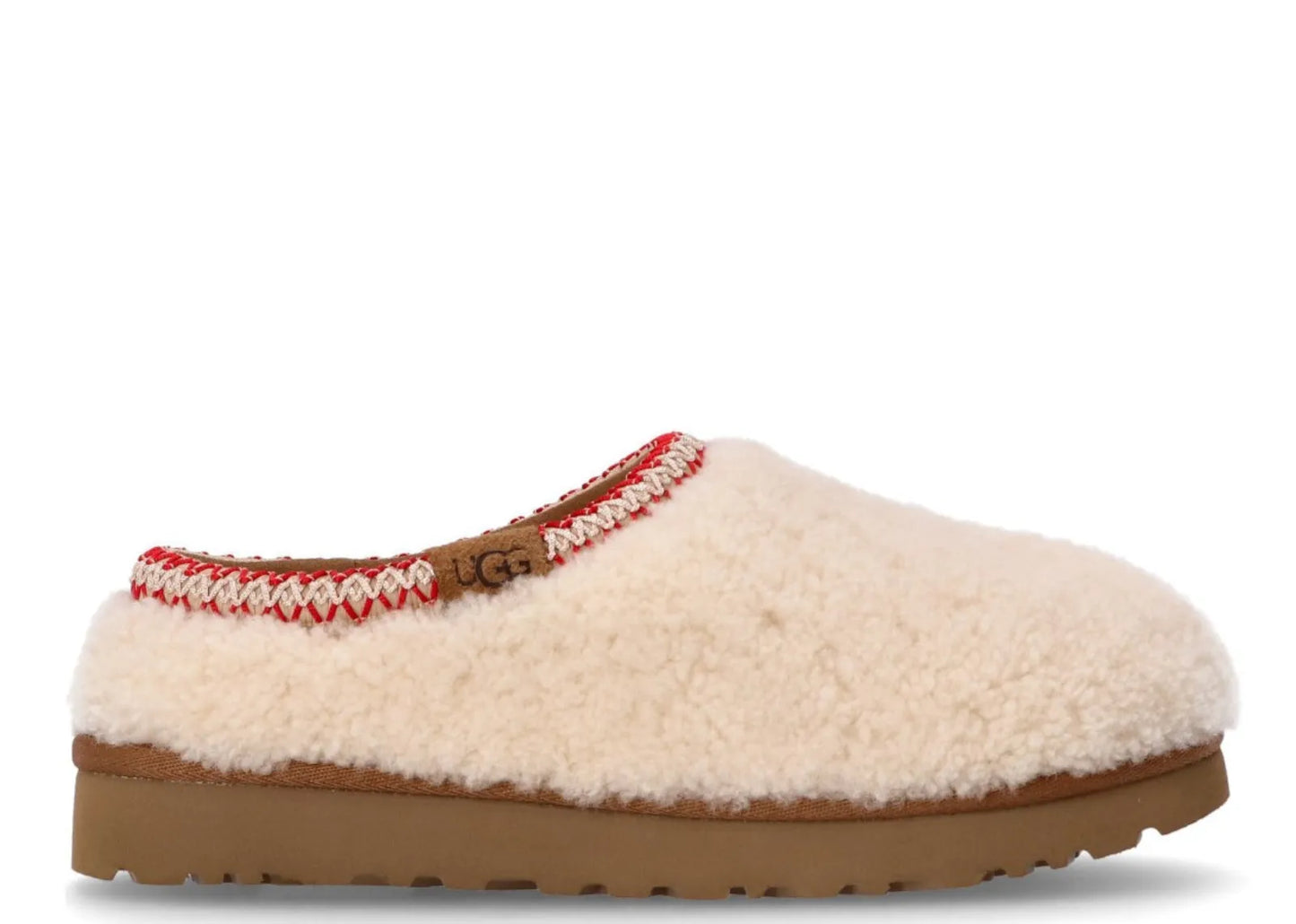 Tasman Maxi Curly Slipper Natural (W)
