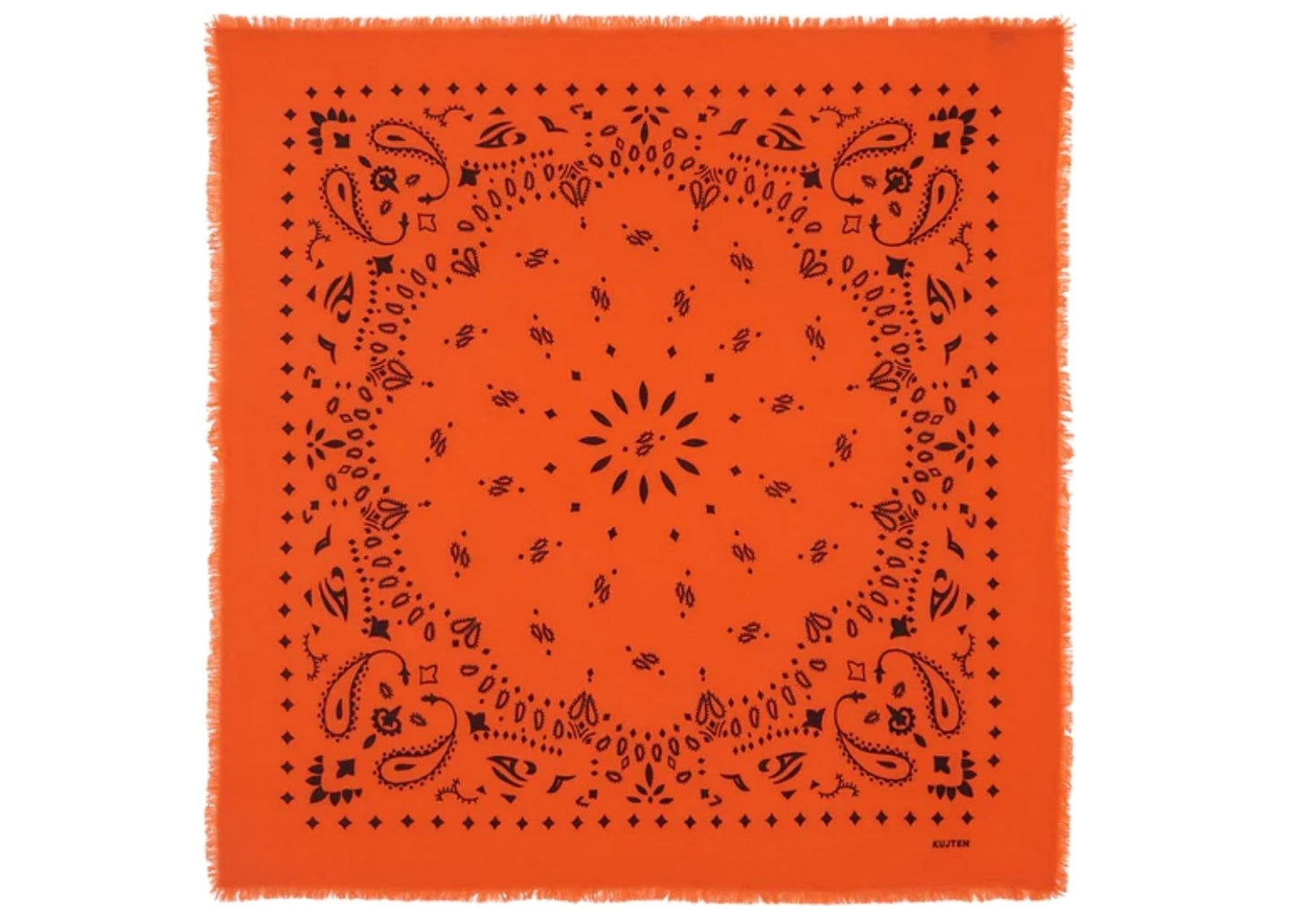 Large Cashmere Bandana Hachiko Sunset