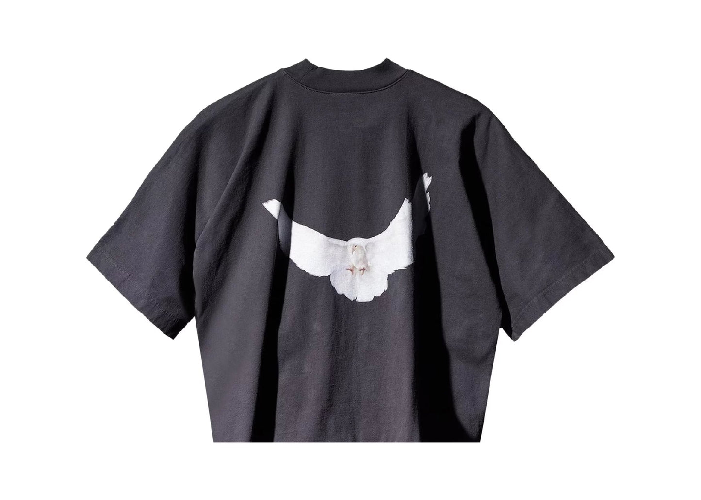 Gap Engineered by Balenciaga Cropped Dove No Seam Tee Black