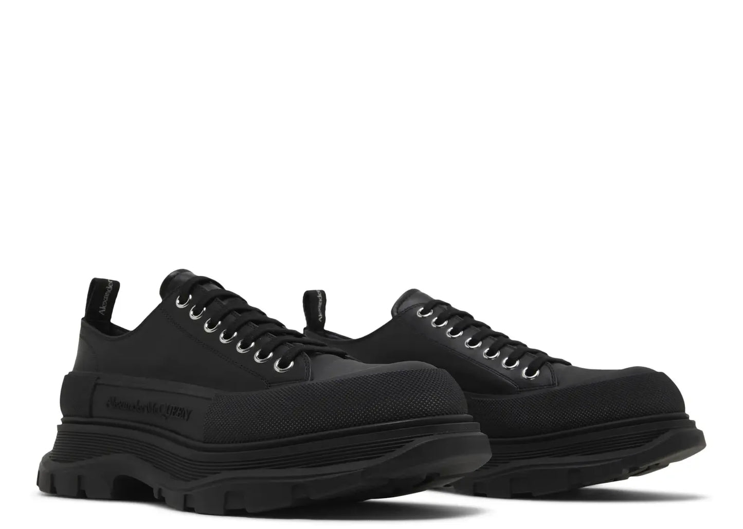 Tread Slick Low Lace Up Leather Triple Black