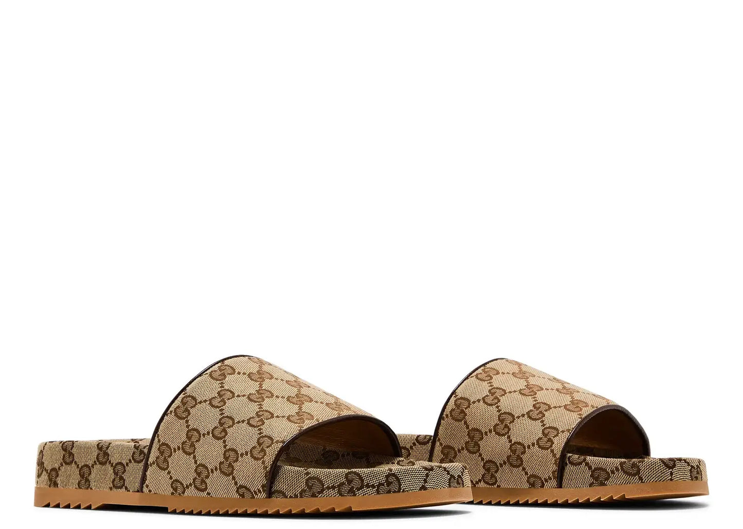 GG Slide Beige Canvas
