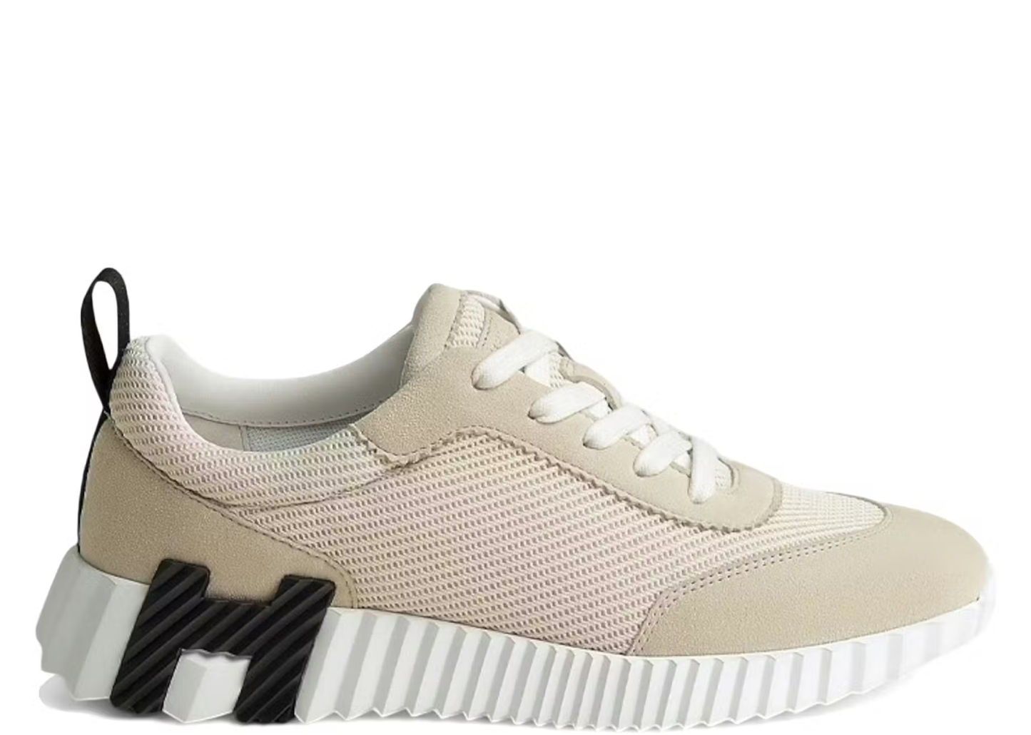 Bouncing Sneaker Light Beige Black White (W)