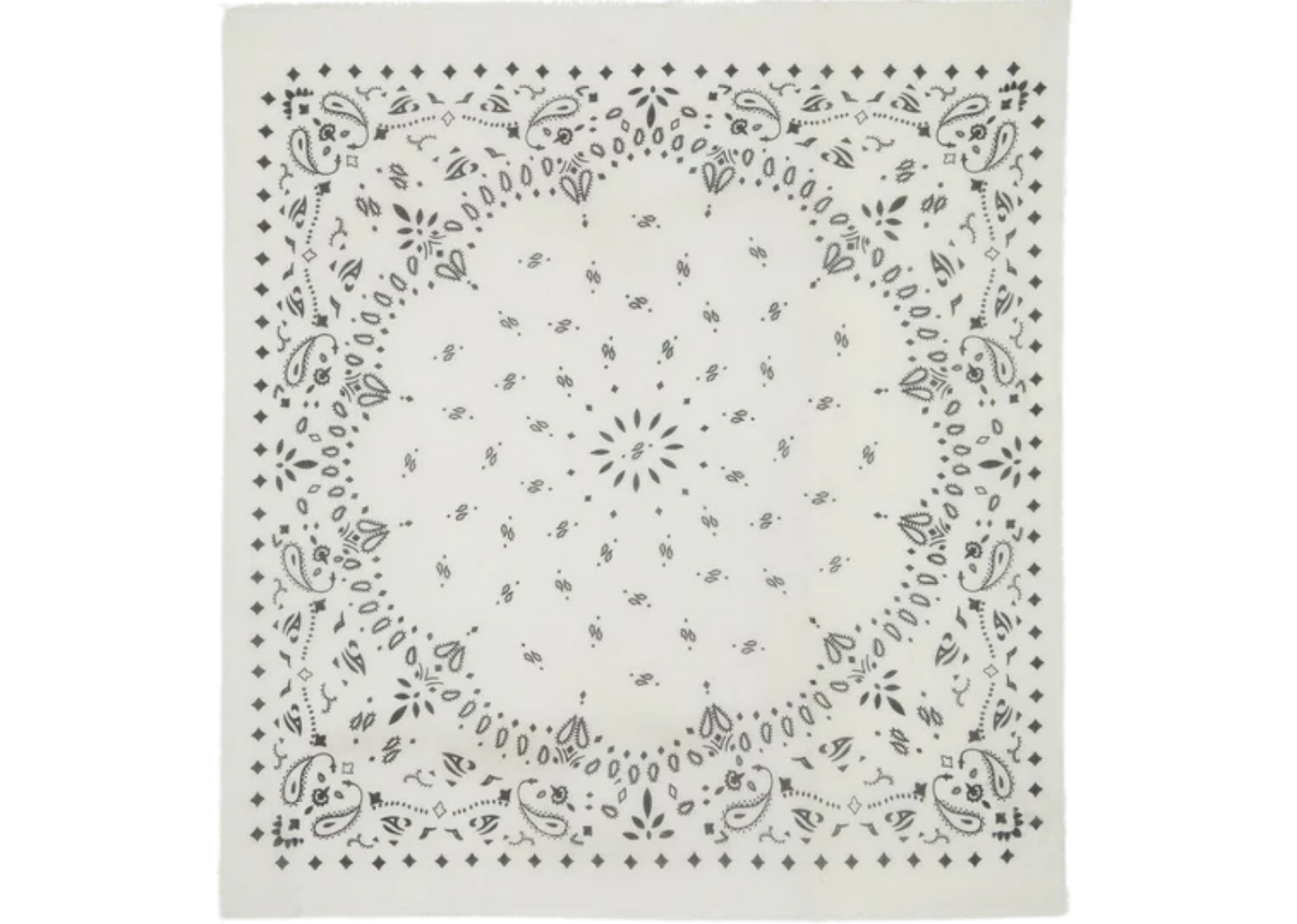 Extra Large Cashmere Bandana Effy White