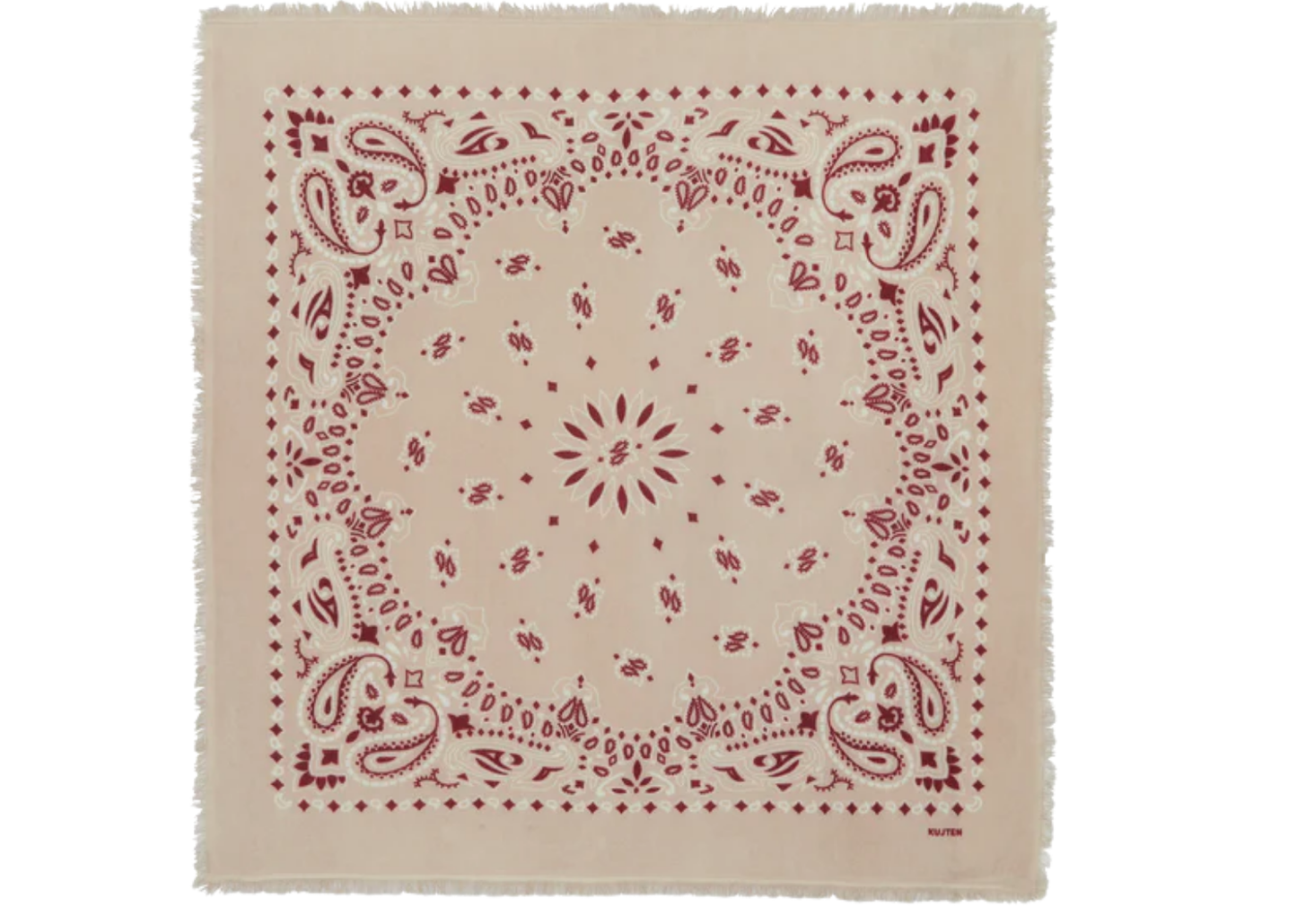 Large Cashmere Bandana Hachiko Bico Sierra Oats