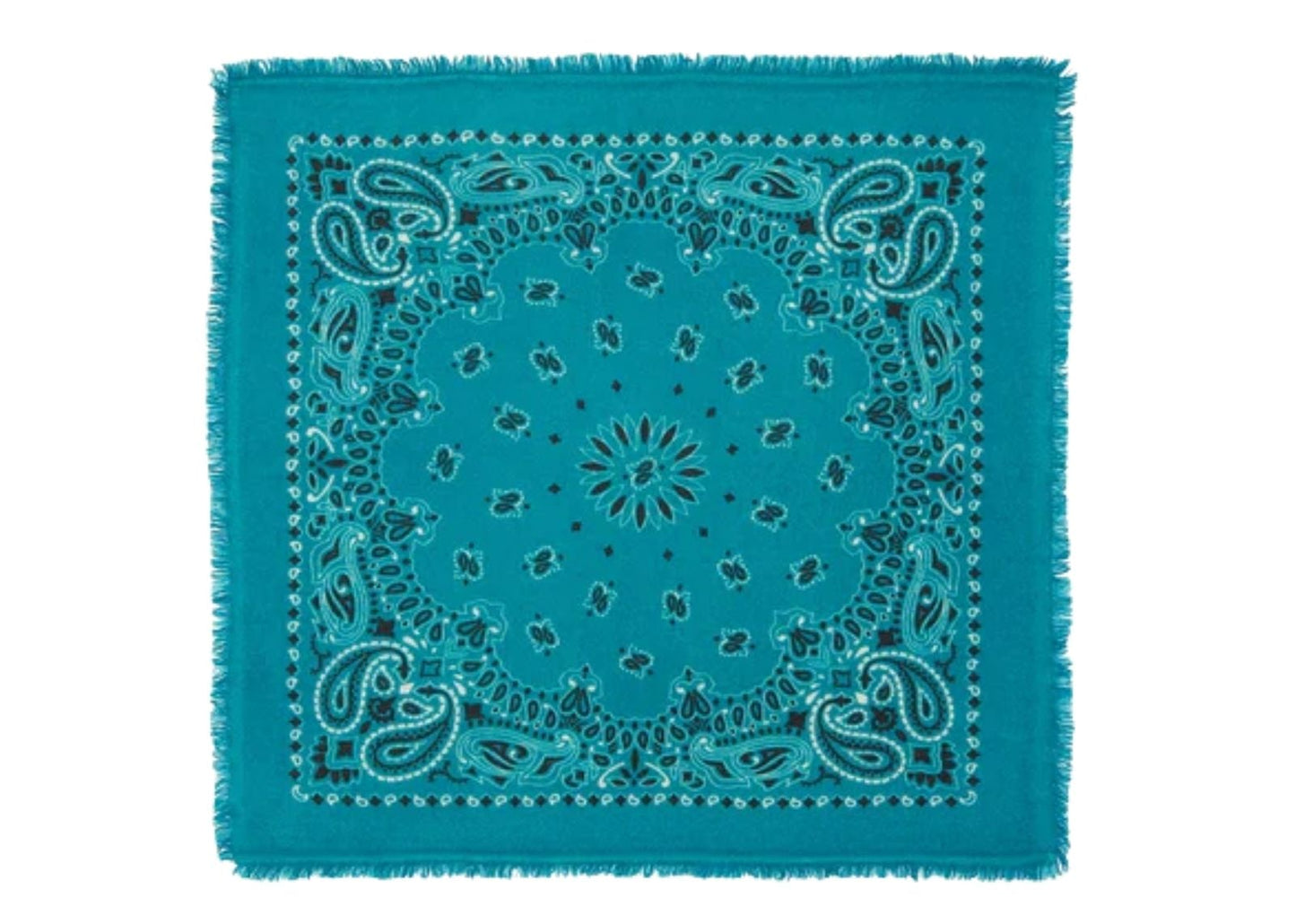Small Cashmere Bandana Hachi Bico Jade Green