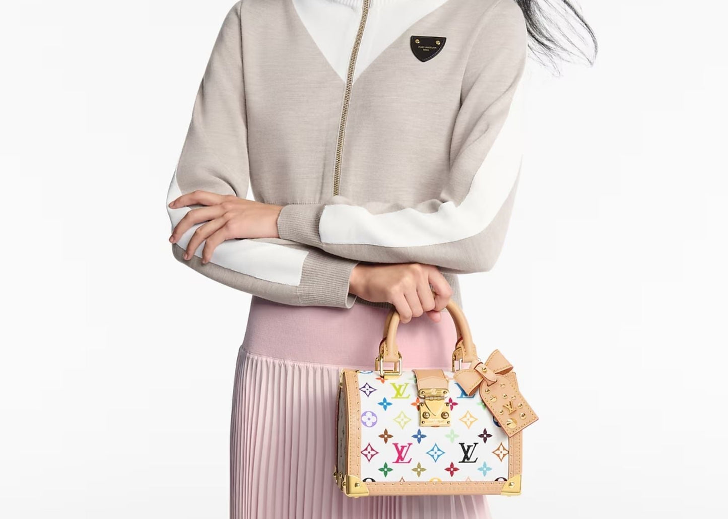 x Takashi Murakami Speedy Trunk 20 Multicolored