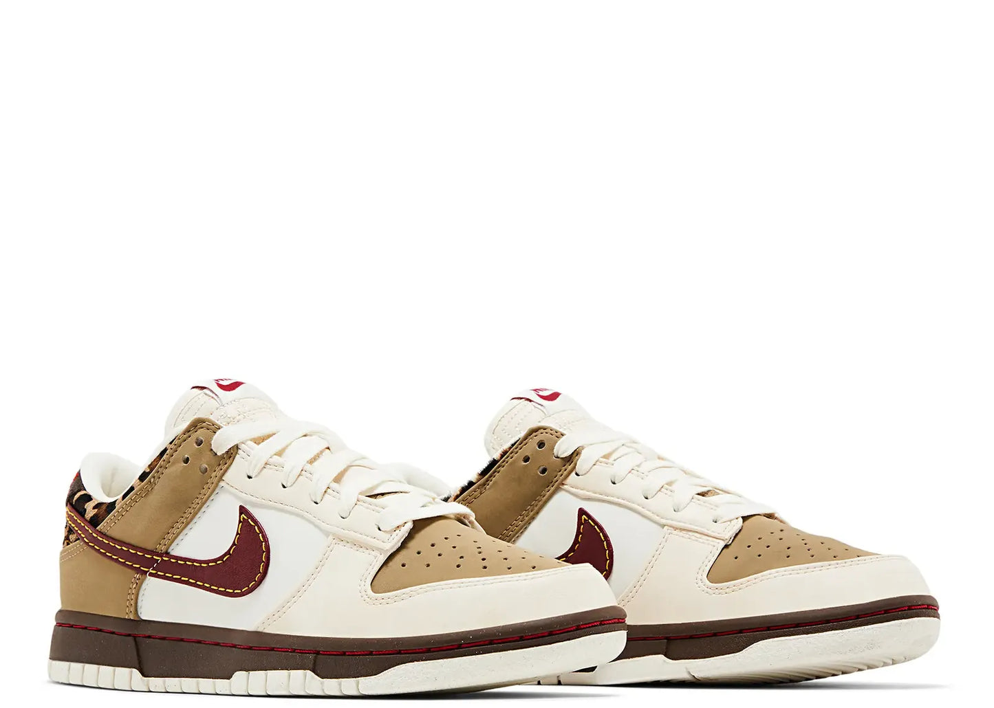Dunk Low Retro Khaki Team Red Pearl White (W)