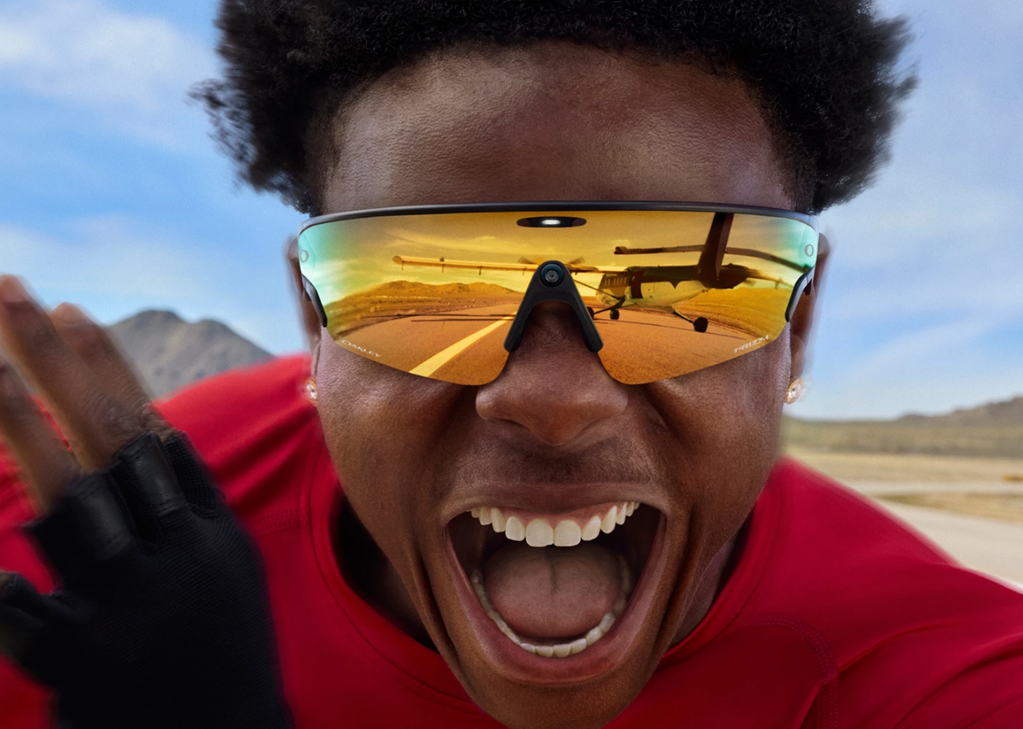 Meta Vanguard AI Smart Glasses Prizm Road Lens Black