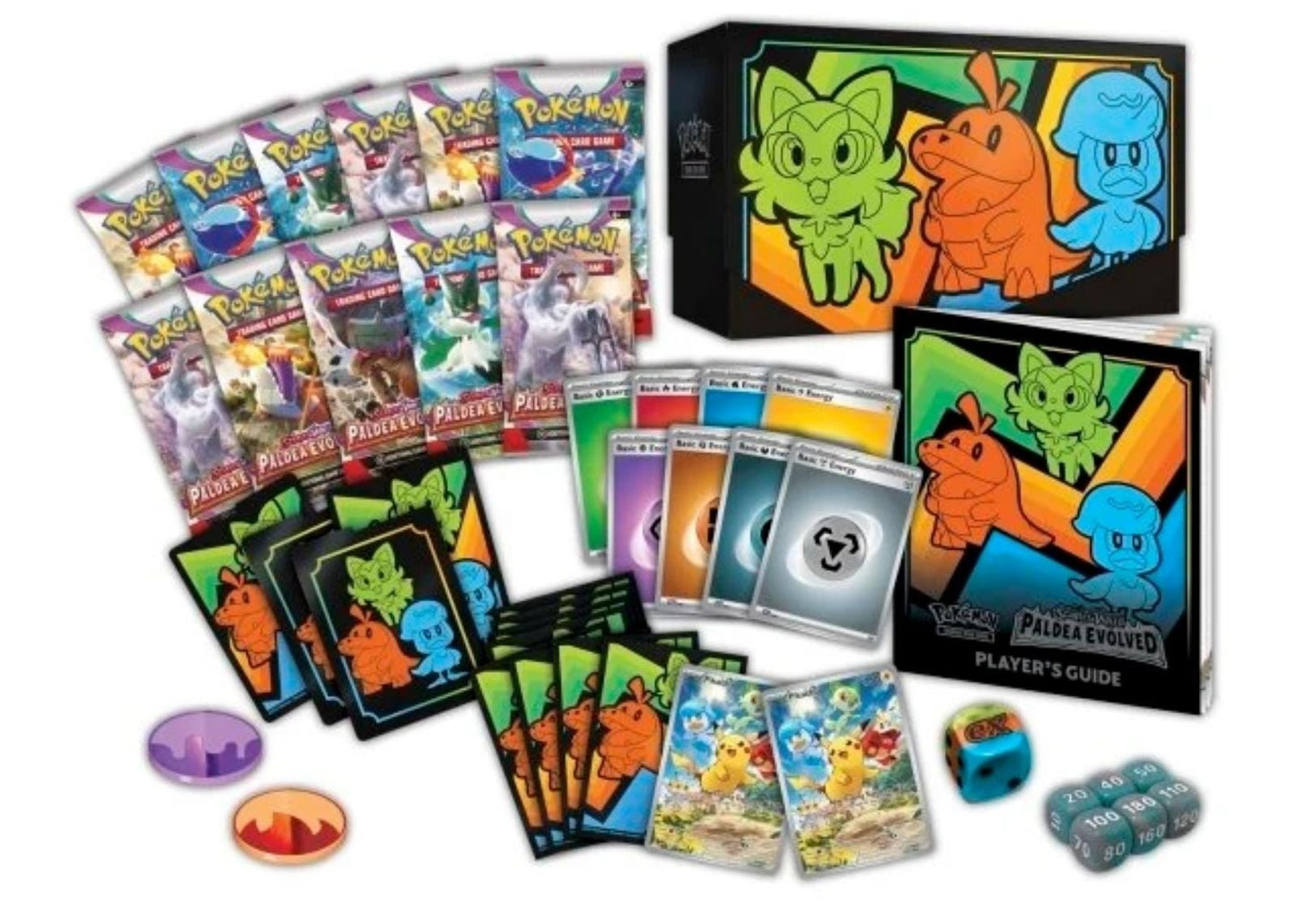 TCG Scarlet & Violet Paldea Evolved Pokémon Center Elite Trainer Box