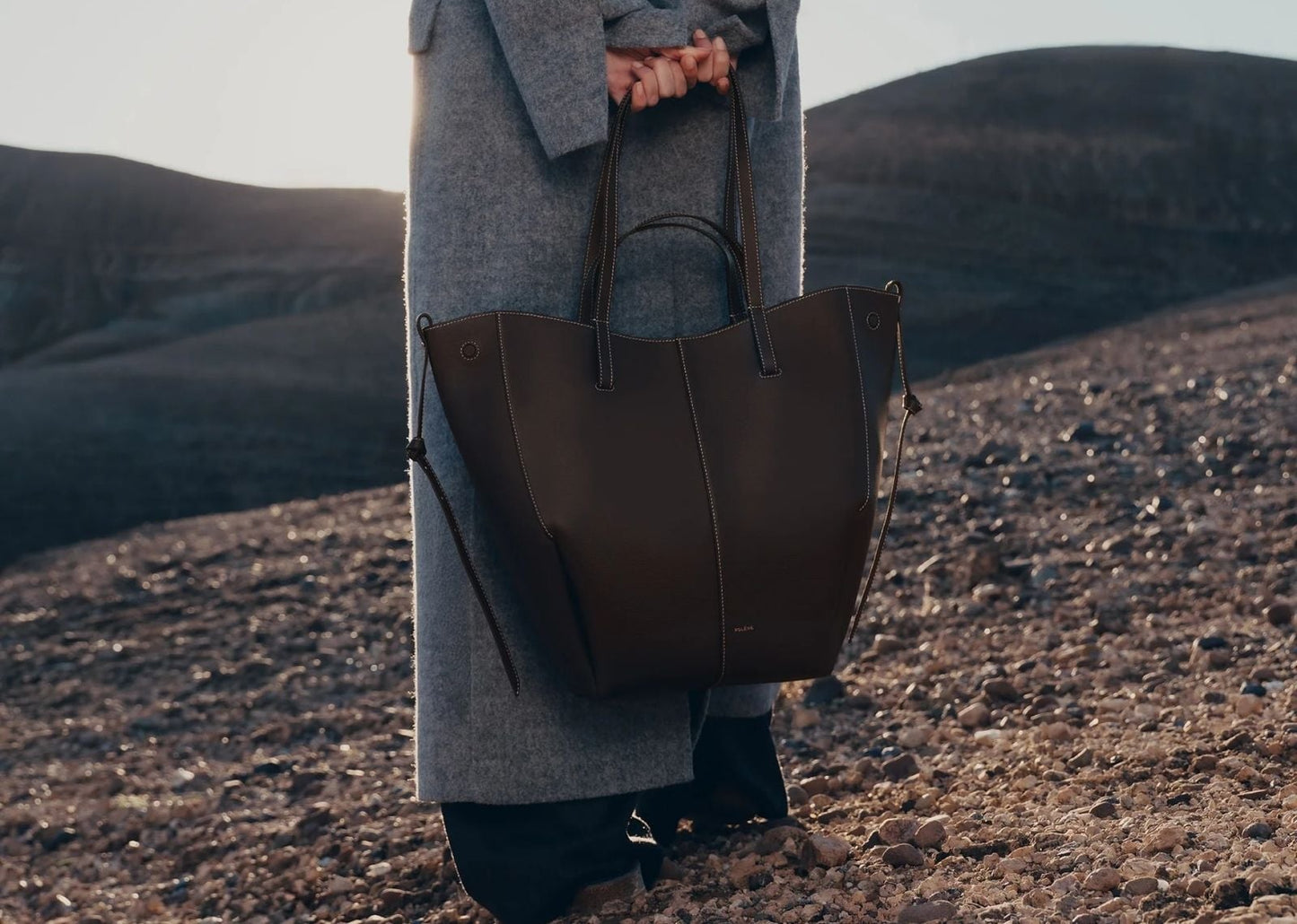 Cyme Tote Edition Textured Ebony