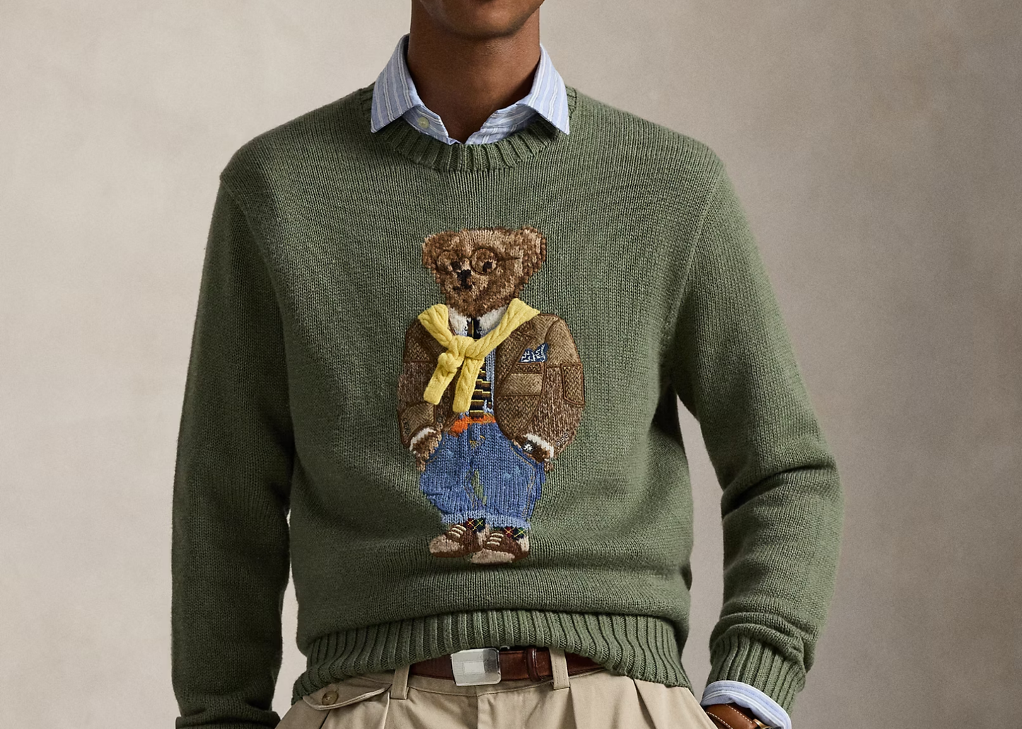 Polo Bear Jumper Lovette Heather