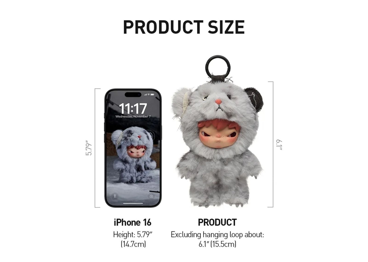 Hirono Road Journal Series Plush Doll Pendant Sealed Case (6 Blind Box)