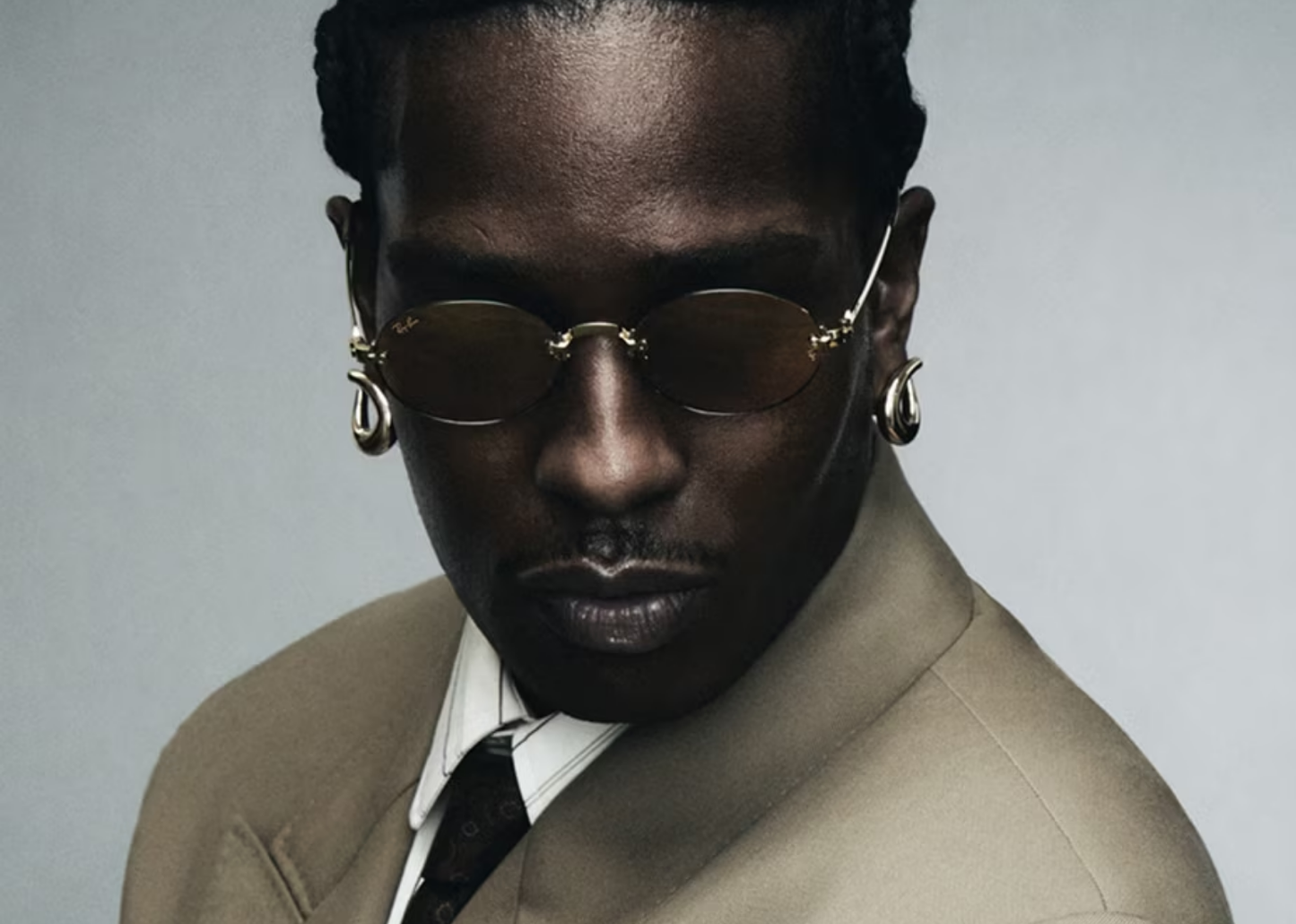 A$AP Rocky RB3929 Metal Sunglasses Black