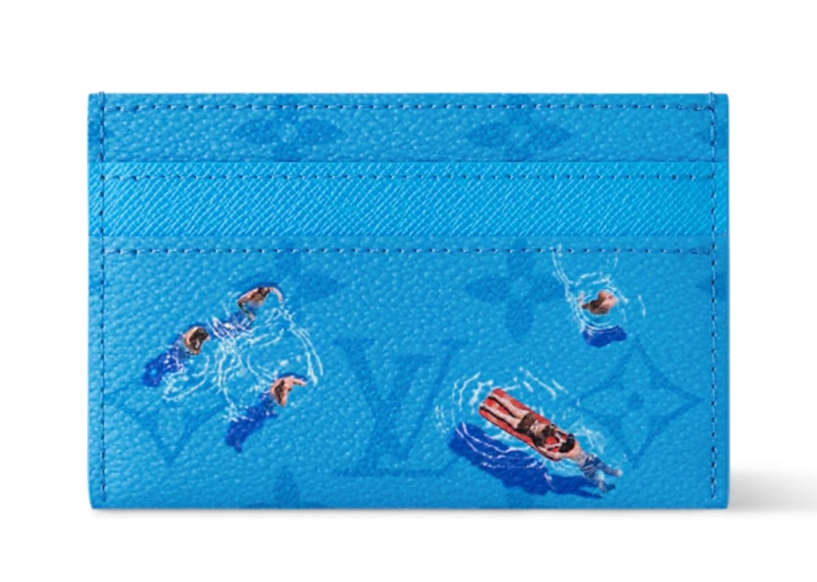 Pool Double Card Case Blue Lagoon