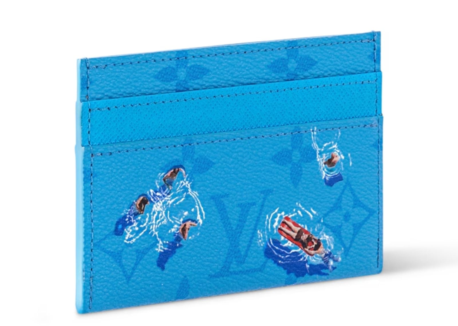Pool Double Card Case Blue Lagoon