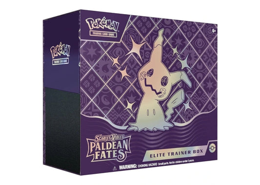 2024 Pokémon Scarlet & Violet Paldean Fates Pokemon Center Elite Trainer Box