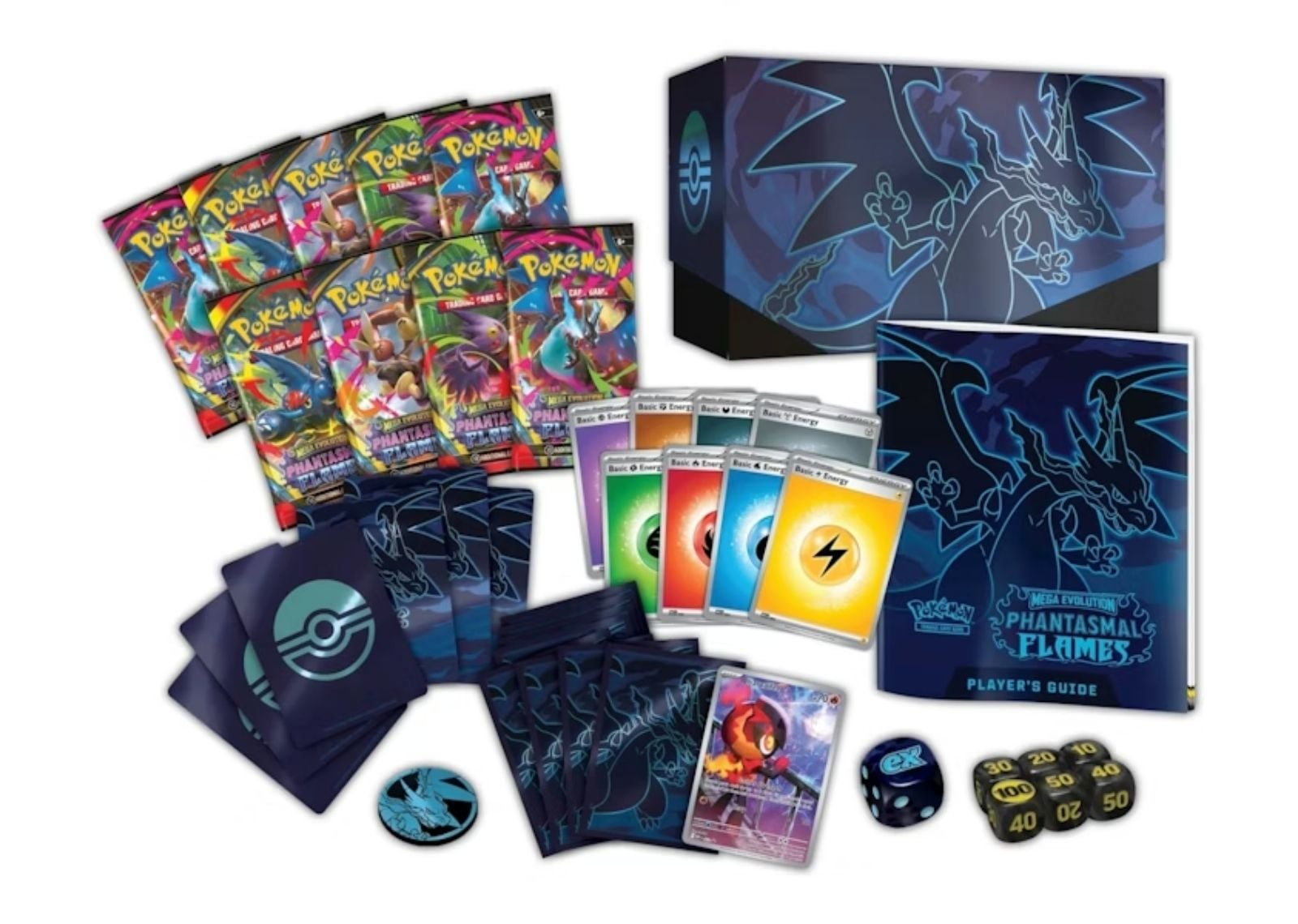 2025 Pokémon Mega Evolution Phantasmal Flames Elite Trainer Box