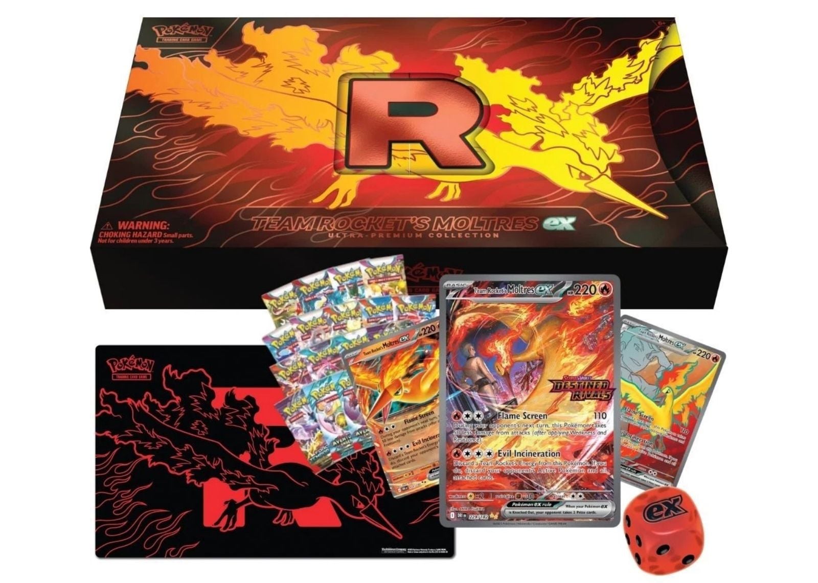2025 Pokémon Team Rocket Moltres ex Ultra-Premium Collection