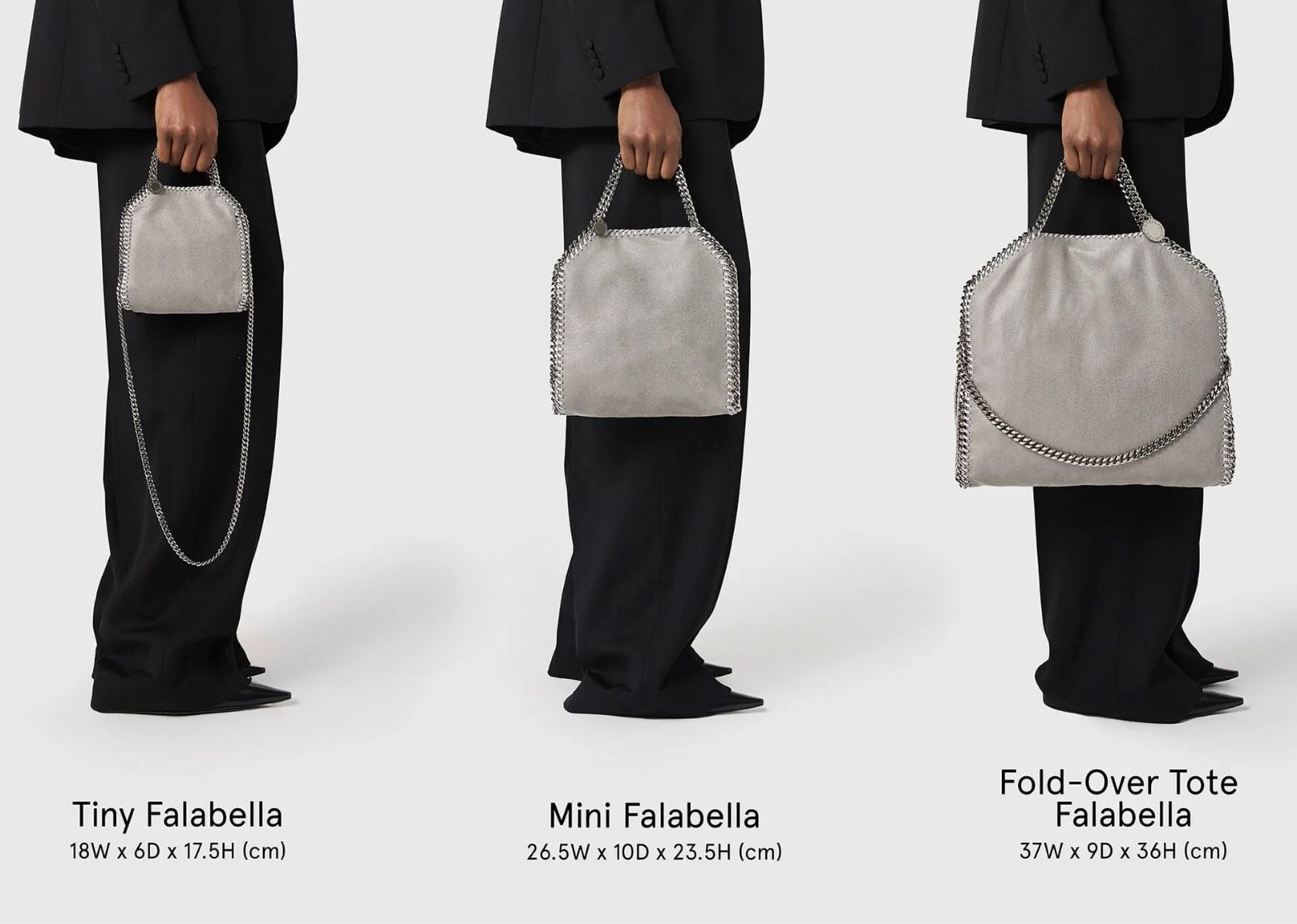 Falabella Tiny Tote Bag Black