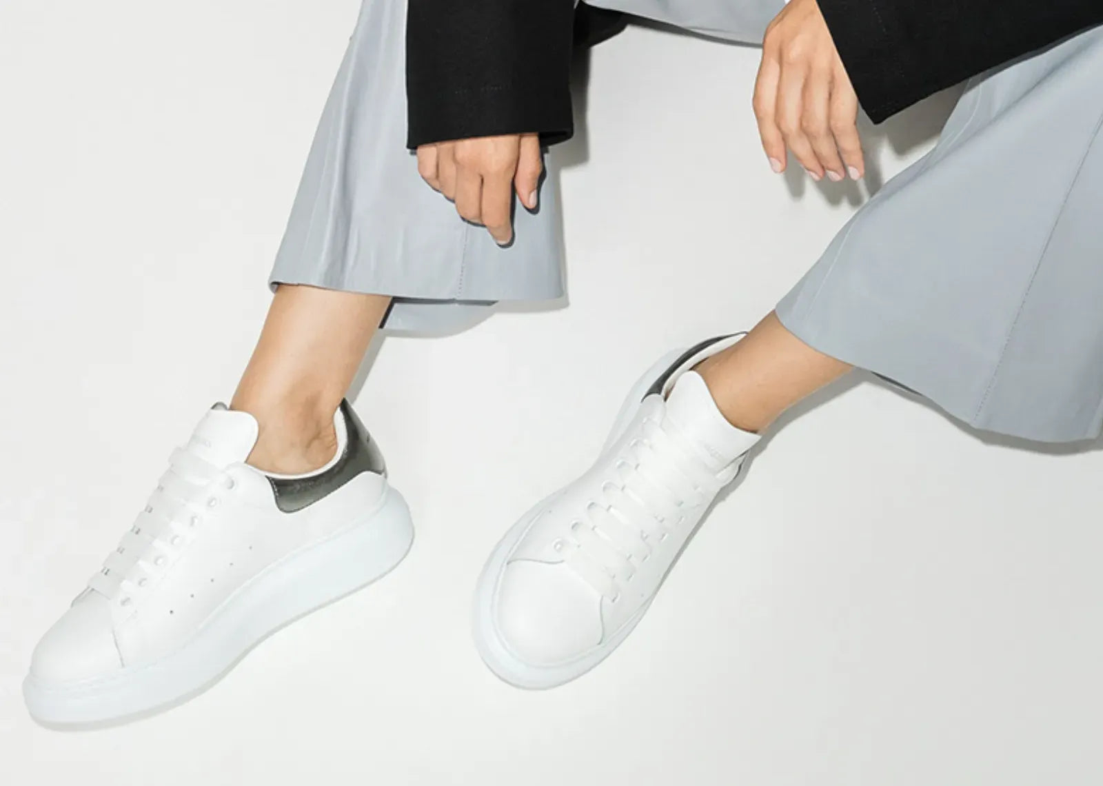 Oversized White Metallic (W)