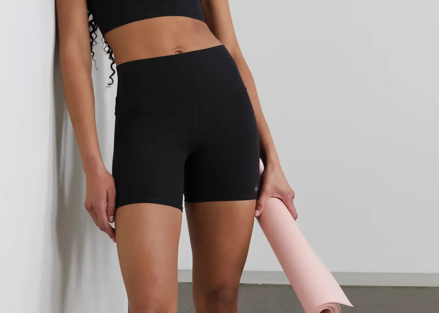 Airbrush 5" Stretch Cycling Shorts Black
