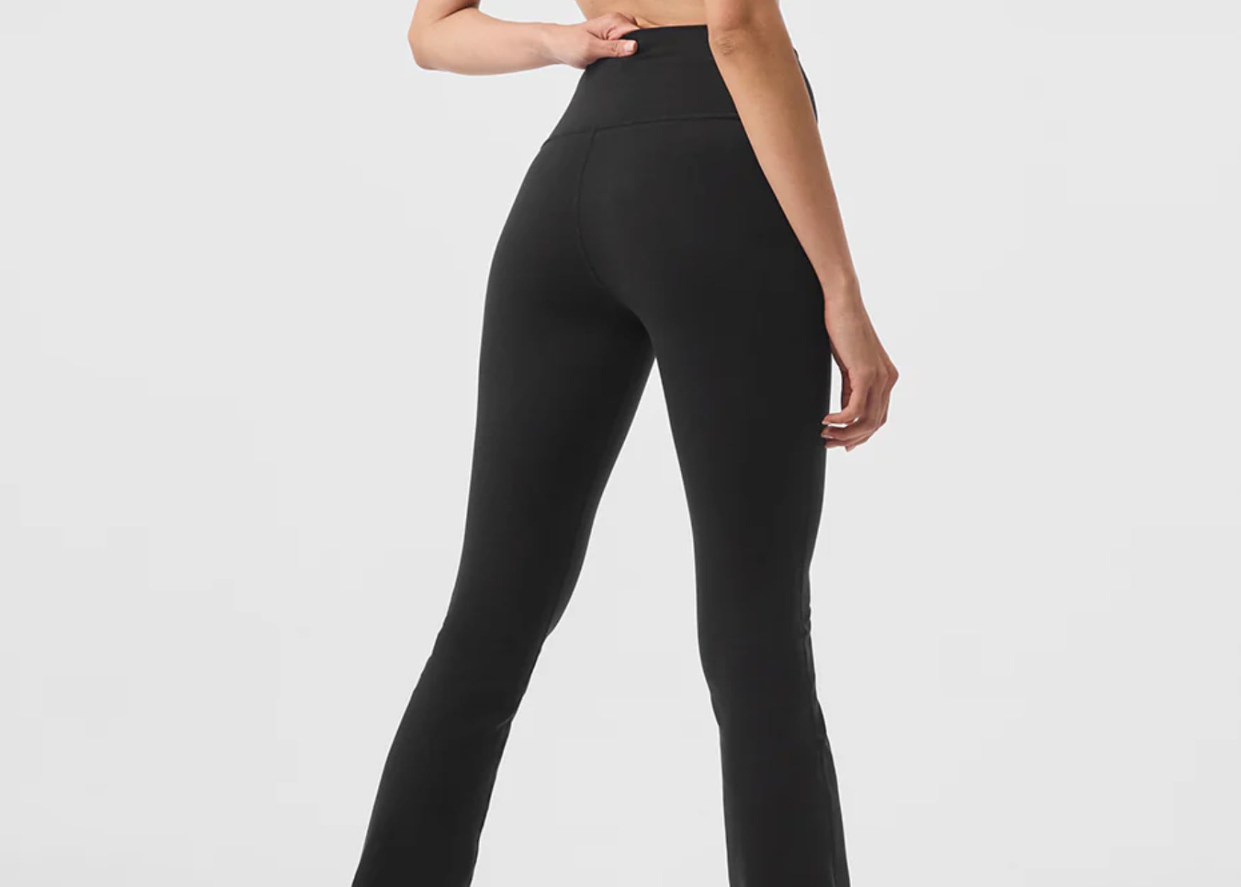 Airbrush High-Waist Bootcut Legging Black