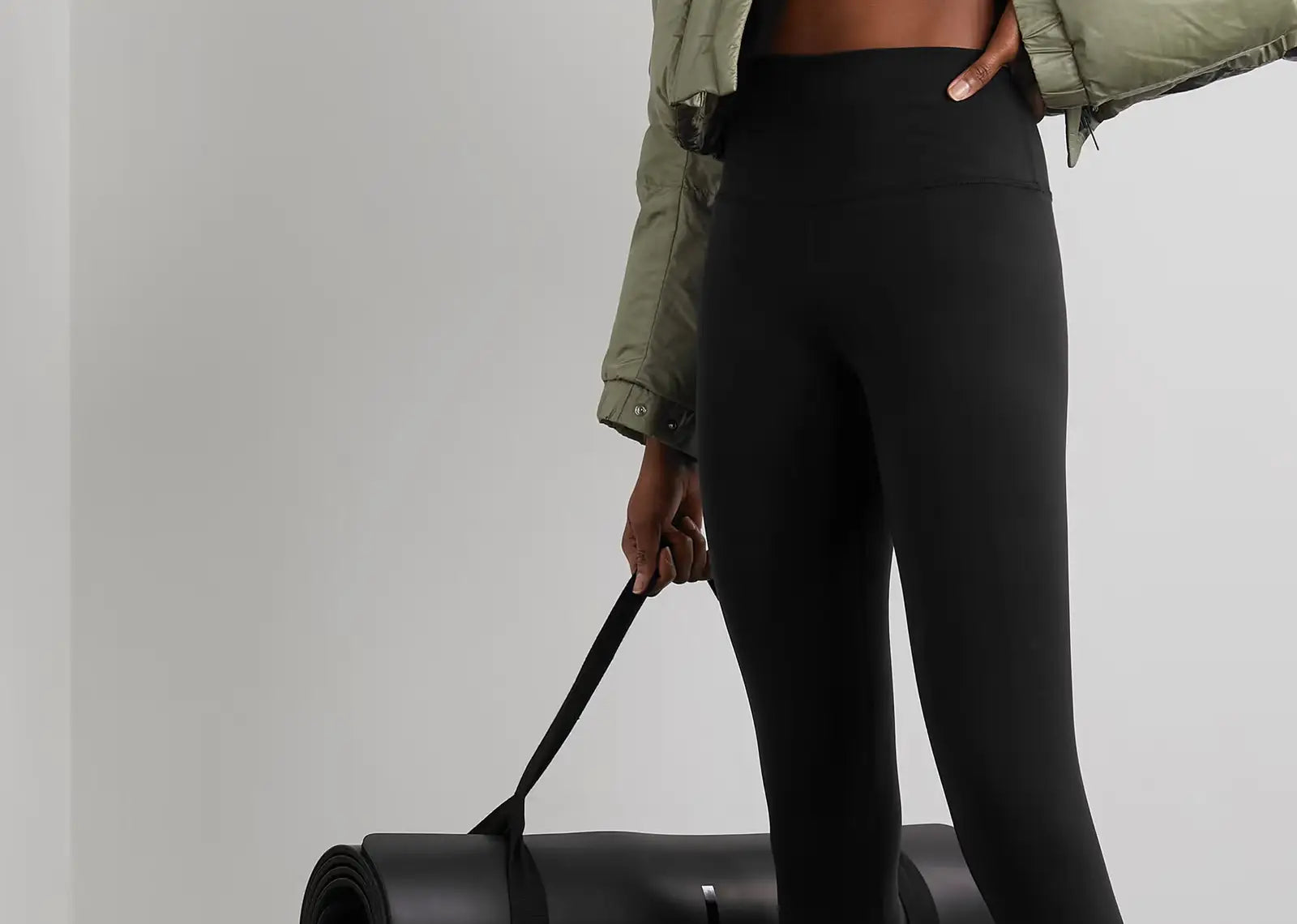 Airbrush Stretch Leggings Black