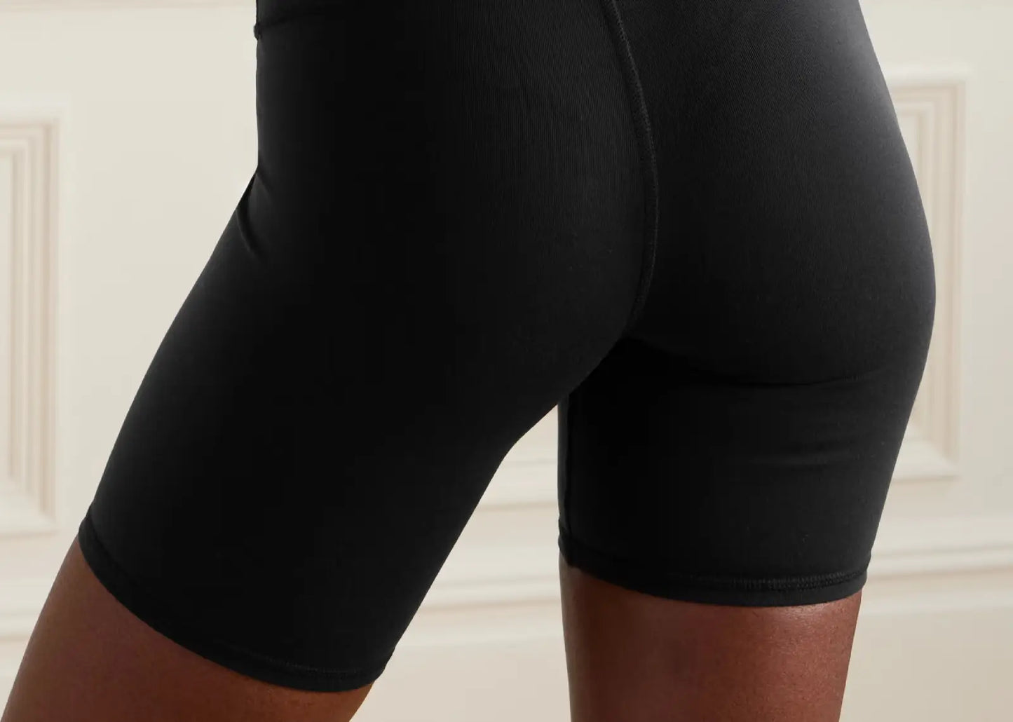 High-Waist Biker Short Black