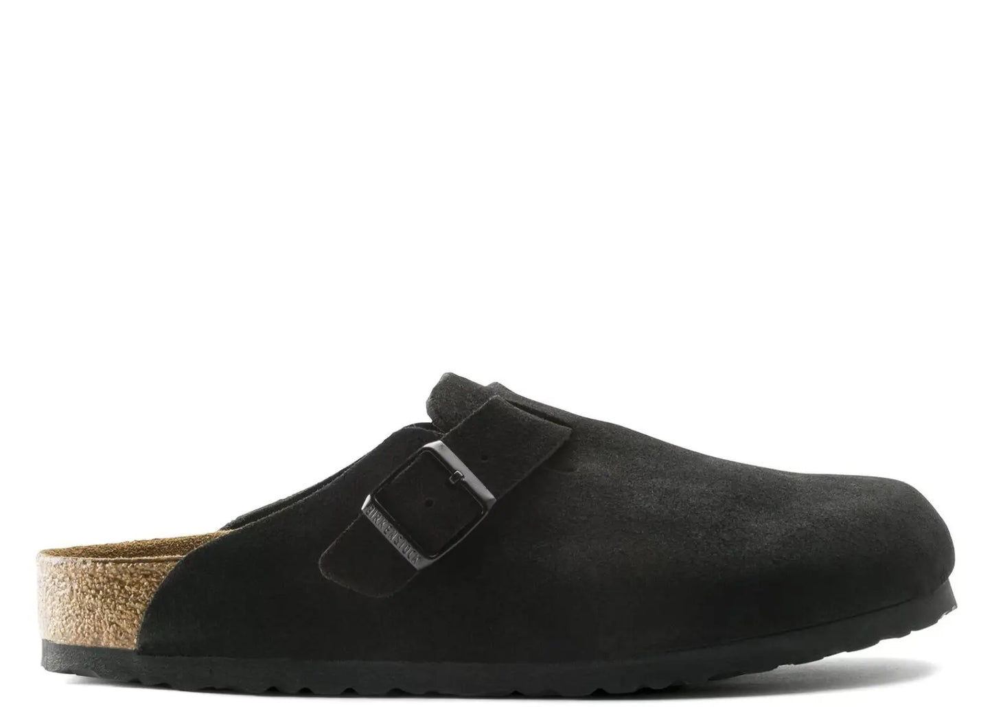 Boston Soft Footbed Suede Black