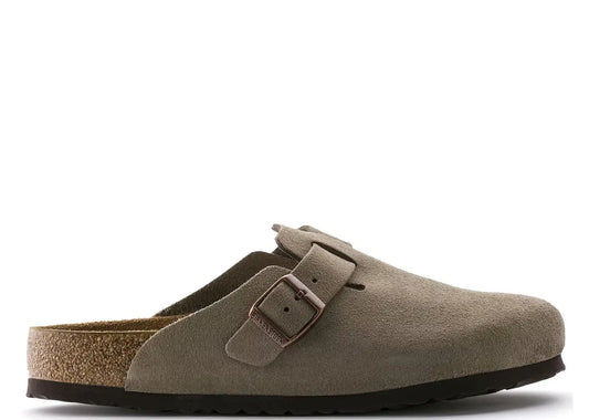Boston Soft Footbed Suede Taupe