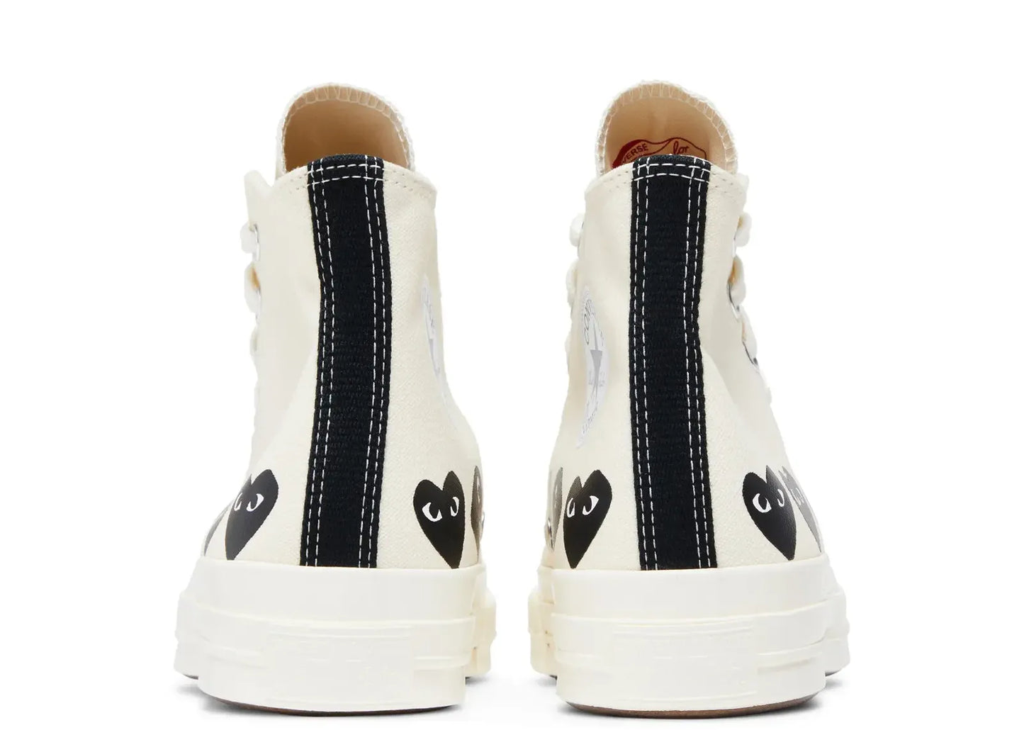 Chuck Taylor All Star 70 Hi Comme des Garcons PLAY Multi-Heart Milk