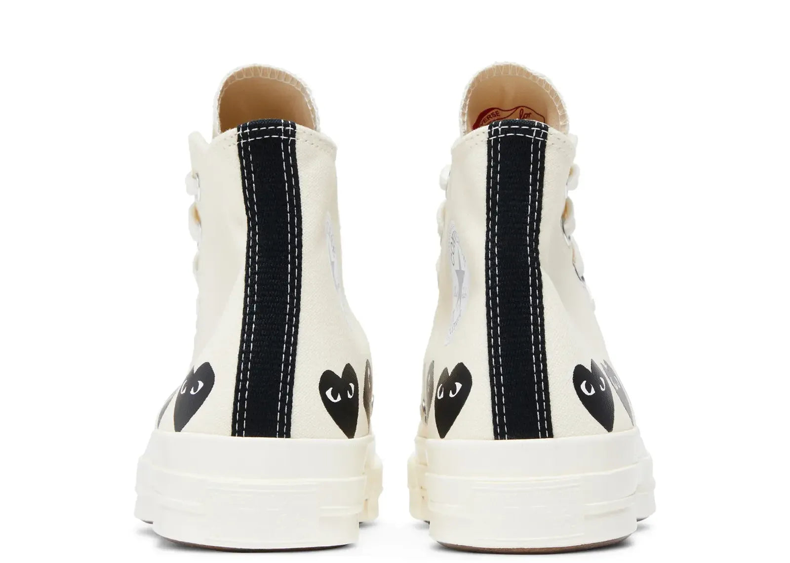 Chuck Taylor All Star 70 Hi Comme des Garcons PLAY Multi-Heart Milk